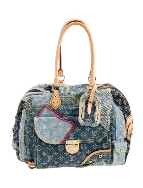 patchwork denim bowly louis vuitton bag|Louis Vuitton Monogram patchwork denim bowly .